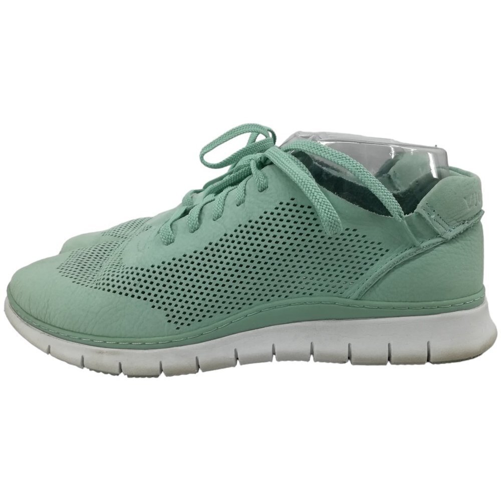 Vionic Joey Fresh Green Nubuck Leather Low Top Sneakers Size 8.5 Comfort Walking - Picture 6 of 11